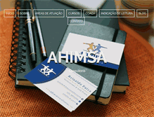 Tablet Screenshot of ahimsaconsultoria.com